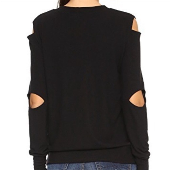 LNA black cutout sweatshirt - Picture 2 of 6